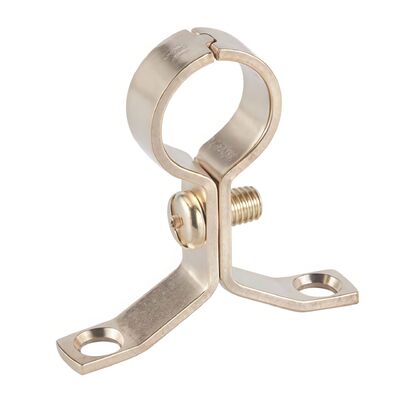 Durable Brass Pipe Clamp corrosion resistant pipe holder suitable for various pipe sizes in plumbing and industrial sectors